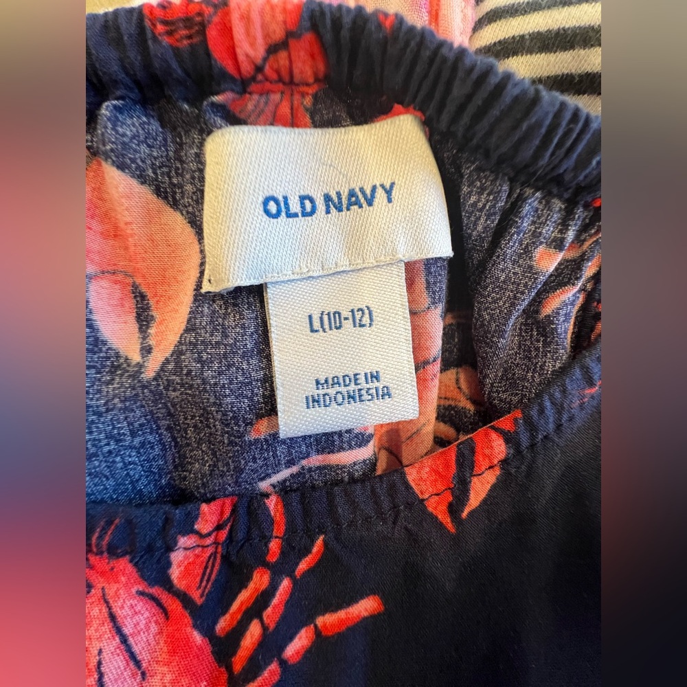 Navy & Red 🦞 Lobster Sundress with Red Lobster Print - Picture 2 of 6